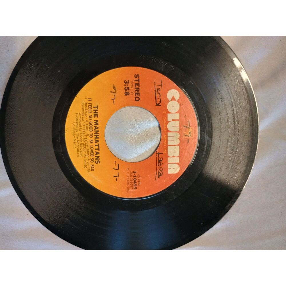 Lot of 9 Vintage 45 RPM 7" Vinyl Records Mixed Artists great shape